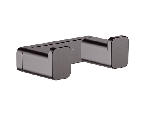 Hansgrohe AddStoris Крючок двойной, цвет: шлифованный черный хром. 41755340 Hansgrohe AddStoris Крючок двойной, цвет: шлифованный черный хром. 41755340