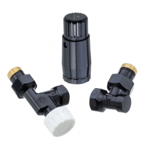 Комплект аксиальный Schlosser DN15 GZ 1/2 GW 1/2 с головкой Мини M301,5 Ral 9005 602200126 Ral 9005