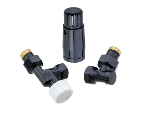 Комплект аксиальный Schlosser DN15 GZ 1/2 GW 1/2 с головкой Мини M301,5 Ral 9005 602200126 Ral 9005