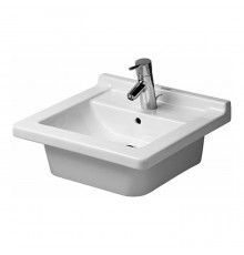 Duravit Starck 3 Раковина 48x46.5 см, 1 отв., с переливом, цвет: белый. 0303480000