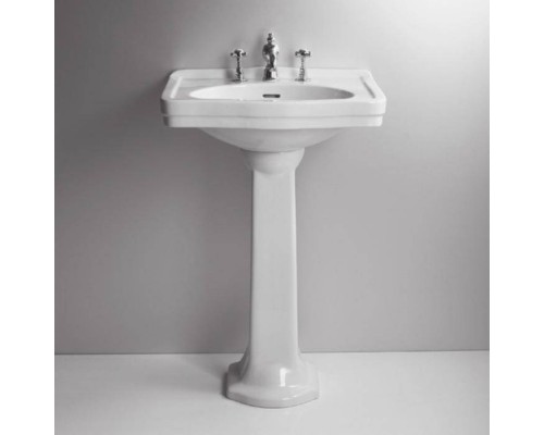 SIMAS Londra Раковина 58х45 см, 3 отв., цвет: белый. LO915bi,  LO914bi*3