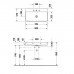 Duravit DuraSquare Раковина накладная 80x47см., с 1 отв., без перелива, цвет: белый. 2353800071