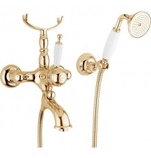 OXFORD См-ль для ванны многокоманд. (ручка белая) золото BN.OXF-6302DO BN.OXF-6302DO