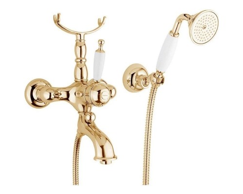 OXFORD См-ль для ванны многокоманд. (ручка белая) золото BN.OXF-6302DO BN.OXF-6302DO