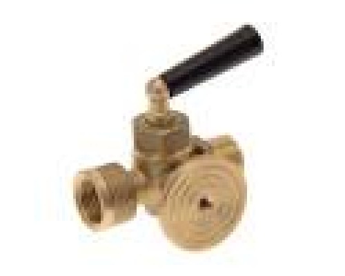 Краны шаровые Кран шаровой 1/4НР-ВР с фланцем д/манометра FS 2560 14