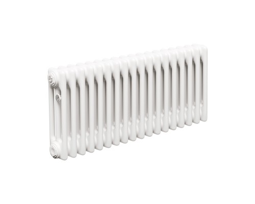 Трубчатый радиатор ТЕПЛОФОРТ ТР3037, 18 секций, боковое подключение 3/4”, белый глянец 200044