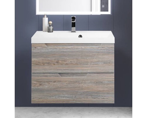 Тумба с раковиной BelBagno Vittoria 80 подвесная, pino, белая глянцевая раковина Тумба с раковиной BelBagno Vittoria 80 подвесная, pino, белая глянцевая раковина
