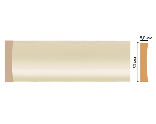 Молдинг DECOMASTER D045-61 ШК/40 (50*8*2400 мм)