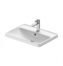 Duravit D-Neo Раковина 60х40см., встраиваемая сверху, с переливом, 1 отв., цвет: белый. 0357600027
