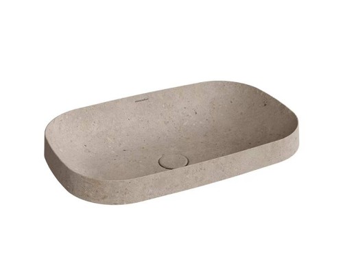 Kerama Marazzi Magica Раковина встраиваемая сверху, 65.5х42см., без отв., цвет: бежевый камень. MA.wbi.65\STB Kerama Marazzi Magica Раковина встраиваемая сверху, 65.5х42см., без отв., цвет: бежевый камень. MA.wbi.65\STB