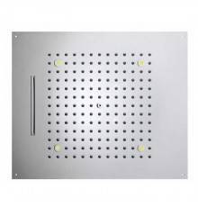 Bossini Dream Верхний душ 57x47см, с 4 LED RGB, 2 режима, потолочный, цвет: хром. H38905.030