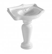Azzurra Jubilaeum Раковина подвесная/на колонне 72x54x32 см, с 3 отв., цвет: Bianco lucido. JULA07254T0TBI*3