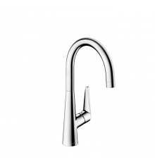 Hansgrohe Talis S, Смеситель для кухни, поворотный излив, Цвет: хром. 72810000