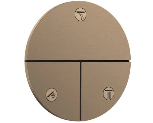HG 15 558 140 ShowerSelect Comfort S Вентиль для 3х потребителей (внешняя монтажная часть) 15558140