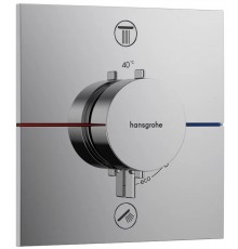 HG 15 572 000 ShowerSelect Comfort E Термостат для 2х потребителей (внешняя монтажная часть) 15572000
