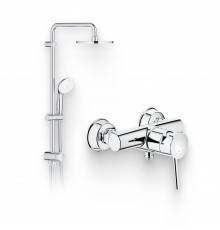 Душевой комплект Смеситель для душа Grohe BauClassic 32867000 + Стойка New Tempesta 27389002