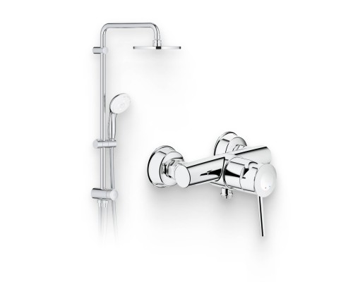 Душевой комплект Смеситель для душа Grohe BauClassic 32867000 + Стойка New Tempesta 27389002 Душевой комплект Смеситель для душа Grohe BauClassic 32867000 + Стойка New Tempesta 27389002