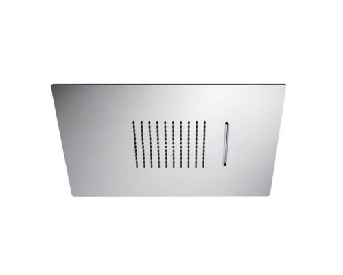Newform Head Showers Верхний душ 40х40см, квадрат, монтаж в потолок, 2 источника: тропический душ, водопад, G1/2 , цвет: хром. 685.21.018