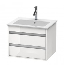 Duravit Ketho Тумба подвесная, 60x47.5х48см., с раковиной, цвет: белый глянцевый. 2336630000,  KT642802222
