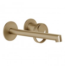 Gessi Anello Смеситель для раковины, настенный, цвет: Warm bronze brushed pvd. 63383#726