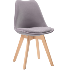 Стул Woodville Bonuss light gray, ножки wood
