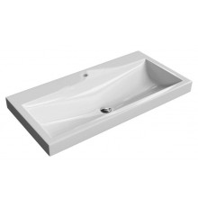 AQ Inf.08.04.D Aqwella Инфинити Раковина мрамор 800х400х60 мм, с отв. под смес., с отв. перел. Inf.08.04.D