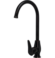 Смеситель для кухни Профсан Steel PSM-301-3 черный, бронза