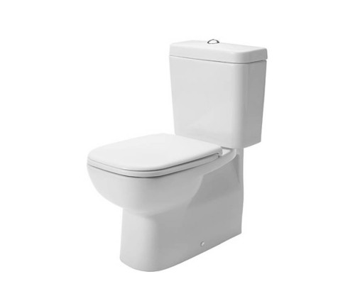 Duravit D-Code Унитаз-моноблок 65х35.5см., с отдельным бачком, с механизмом слива, слив универсальный, цвет: белый. 0927100004,  21180900002