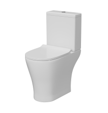 Унитаз-компакт Damixa Sirius DX86C8600SC безободковый, с микролифтом