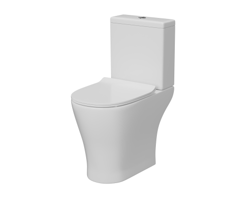 Унитаз-компакт Damixa Sirius DX86C8600SC безободковый, с микролифтом Унитаз-компакт Damixa Sirius DX86C8600SC безободковый, с микролифтом