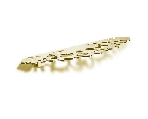 Bertocci Grimilde Полка 50х10см., подвесная, цвет: золото. 119 9007 5000