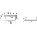 Laufen Sonar Ванна 160x81х53см, пристенная, 5 отв., со слив-переливом, материалл: Marbond, цвет: белый. 2.2034.7.000.036.1