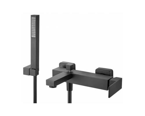 MZ LRN00503 Lauren Смеситель для для ванны с душевым гарнитуром, ЧЁРНЫЙ МАТОВЫЙ LRN00503