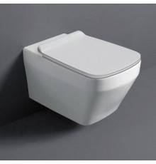 Simas Baden Baden Унитаз подвесной, 56х36см., безободковый, цвет: белый матовый. BB18bi matt