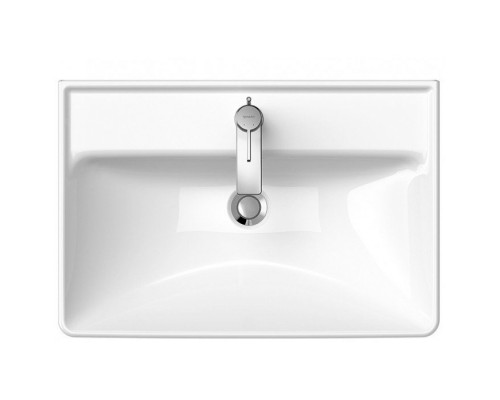 Duravit D-Neo Раковина 65х44см., накладная, 1 отв., с переливом, цвет: белый. 2366650000