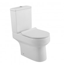 Унитаз-компакт напольный BelBagno Norma BB339CPR BB076SC безободковый, с микролифтом