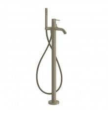 Gessi 316 Смеситель для ванны, напольный, с душевой лейкой (внешние части), цвет: Brushed Brass PVD. 54028#727
