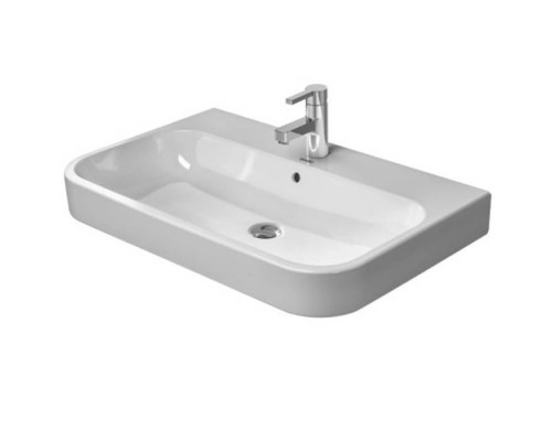 Duravit Happy D.2 Раковина подвесная, 65x50.5 см, 3 отв., с переливом, цвет: белый. 2318650030
