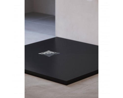 Душевой поддон квадратный RGW ST-G Графит  800x800