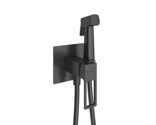 Гигиенический душ BelBagno Luce LUC-HGN-NERO, со смесителем, черный матовый