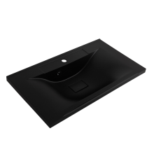 Мебельная раковина BelBagno BB800/450-LV-ART-PR-NERO черная матовая