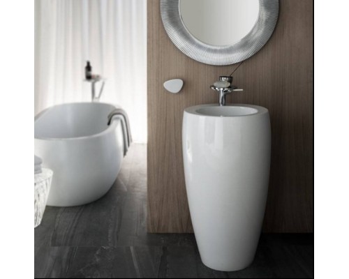 Laufen Alessi One Раковина пристенная 52х53х85 см, 1 отв., покрытие LLC, цвет: белый. 8.1197.1.400.104.1 Laufen Alessi One Раковина пристенная 52х53х85 см, 1 отв., покрытие LLC, цвет: белый. 8.1197.1.400.104.1