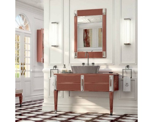 Oasis Rialto Комплект мебели напольный, №5, L116xP51x H:200см, цвет: glossy Marsala/хром. Oasis Rialto Комплект мебели напольный, №5, L116xP51x H:200см, цвет: glossy Marsala/хром.