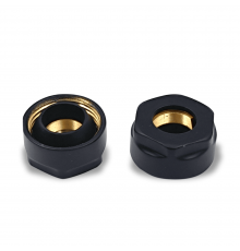 Комплект резьбовых соединений Primoclima Armature для медной трубы Ø15x3/4”, черный матовый PCS15BMB