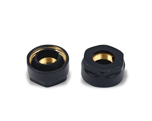 Комплект резьбовых соединений Primoclima Armature для медной трубы Ø15x3/4”, черный матовый PCS15BMB