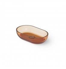 Dea Design Washbasins Раковина 55х32х13см., накладная, без отв., Glasstek, прозрачная смола, цвет: Sunset R1. DD9033 550 R1