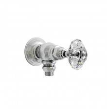 Nicolazzi Teide Вентиль запорный для стиральной машины 3/4, ручки Crystal handle, цвет: хром. 1947CR15