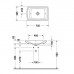 Duravit PuraVida Раковина 70х46.5см, без отв., накладная, цвет: белый. 0369700000