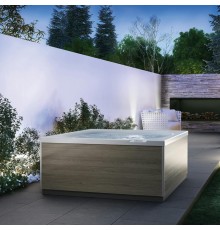 Jacuzzi CITY SPA PowerActive Бассейн отдельностоящий 150х160х75см, 3квт нагреватель, цвет: белый/grey oak. CTYA7623019,  903001732