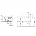 Duravit D-Code Унитаз-моноблок 65х35.5см., с отдельным бачком, механизмом слива, цвет: белый. 0927100004,  21110100002